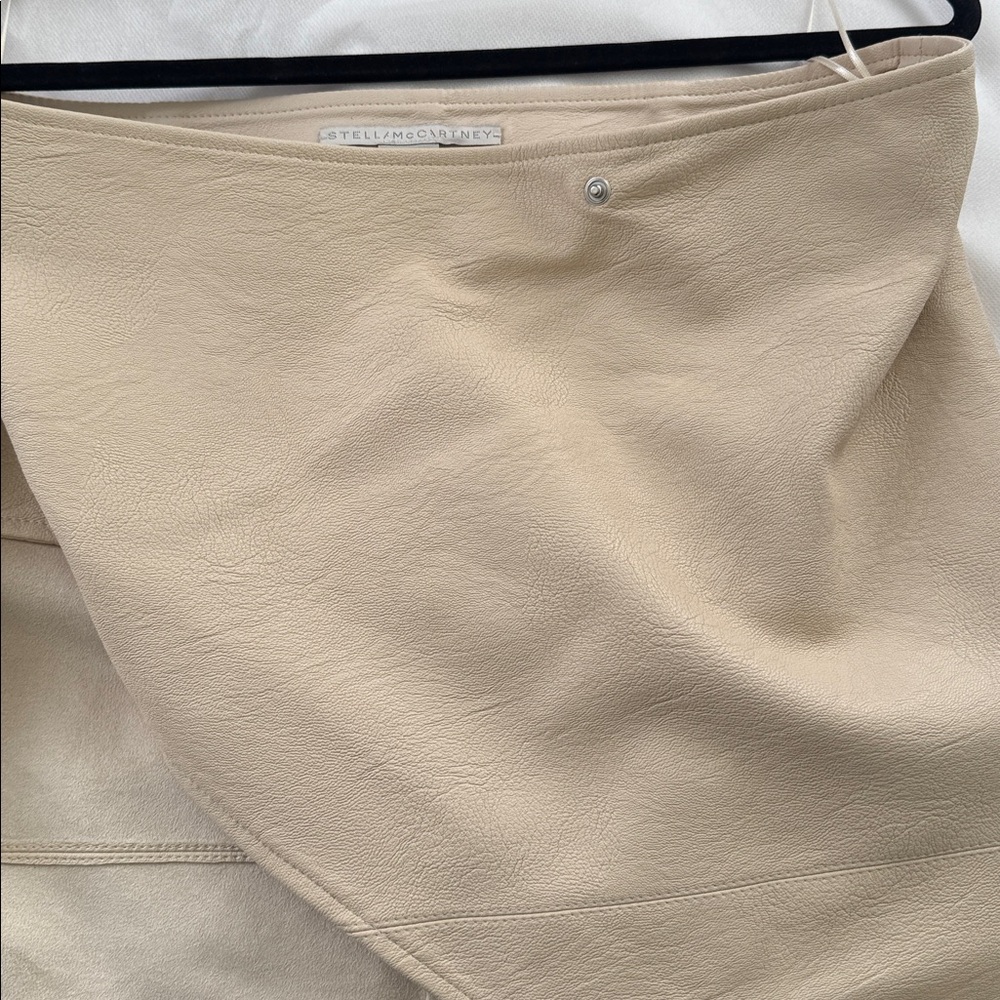 Stella McCartney  fringed faux leather wrap skirt - Picture 7 of 8